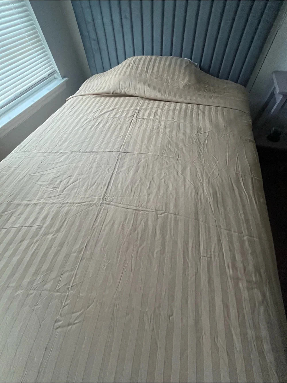 Better Homes And Gardens Sand Stripe Queen flat sheet